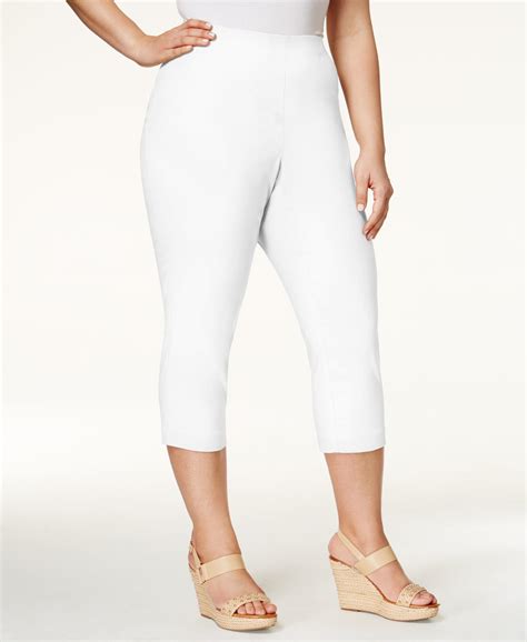 macy's white capri pants|macy's capris on sale.